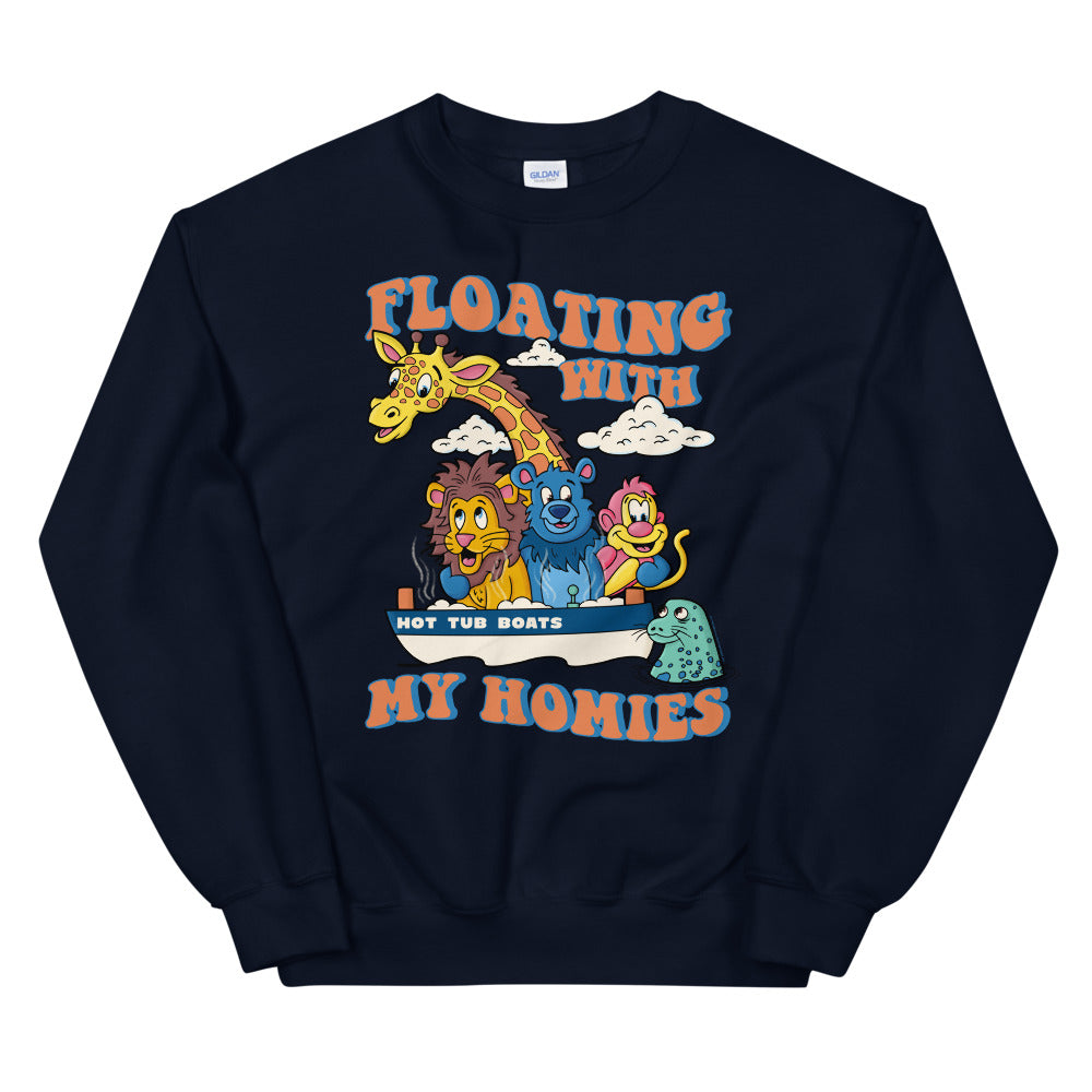 Floating With My Homies Crewneck