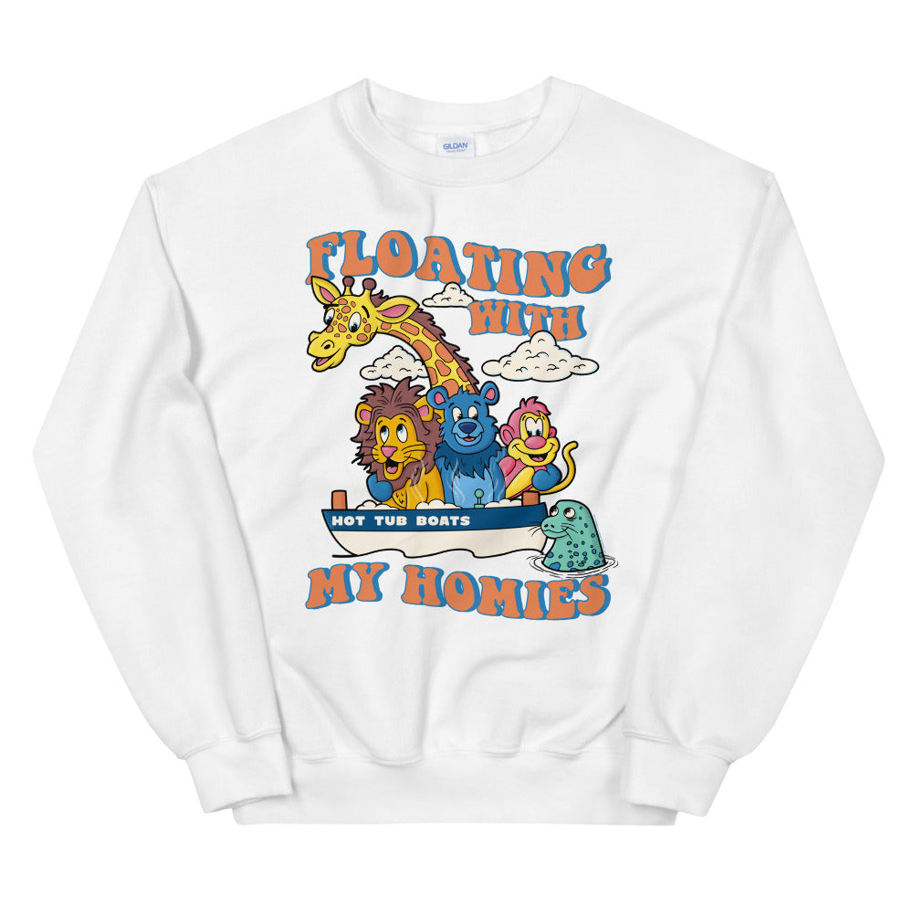 Floating With My Homies Crewneck