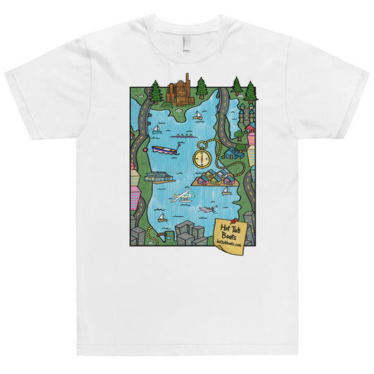 Lake Union Map Shirt