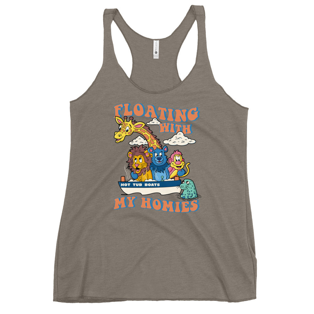 Floating With My Homies Women's Tank Top
