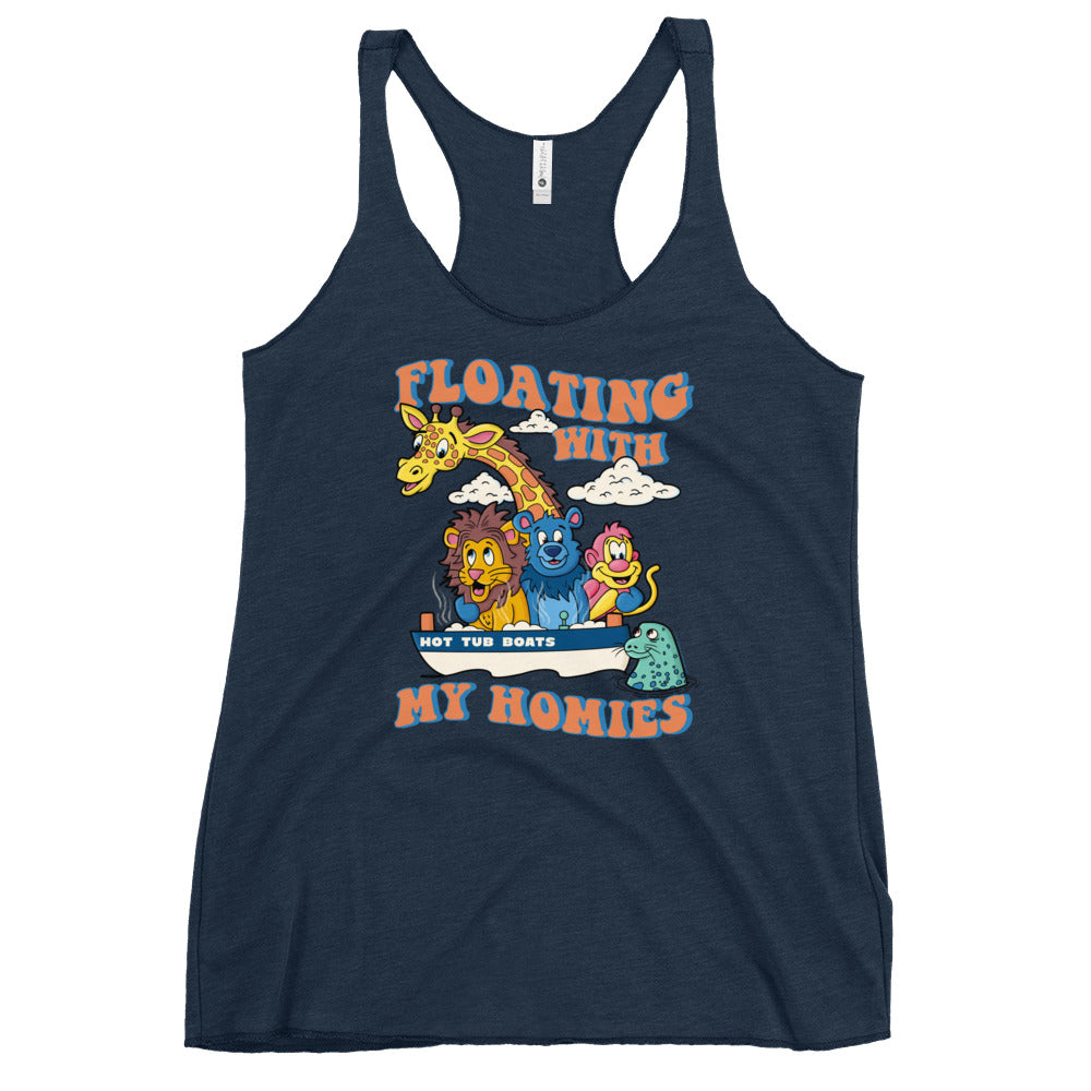 Floating With My Homies Women's Tank Top
